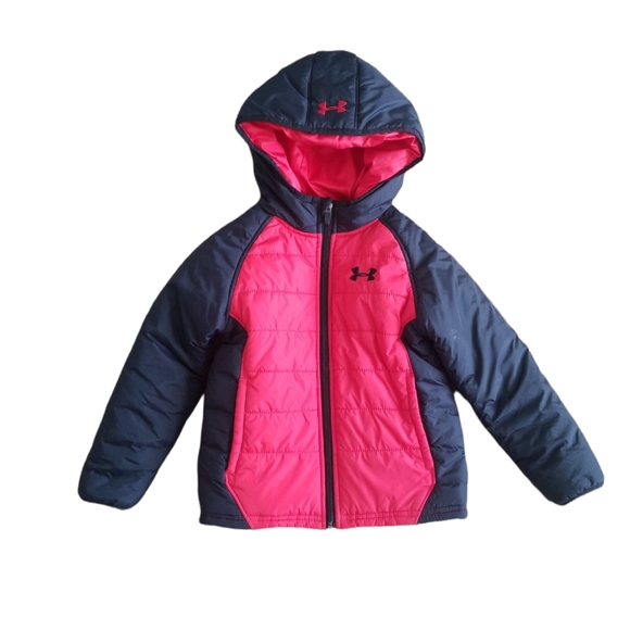 Under Armour Other - Under Armour Boys' UA Puffer Jacket  Size 4 red and black
